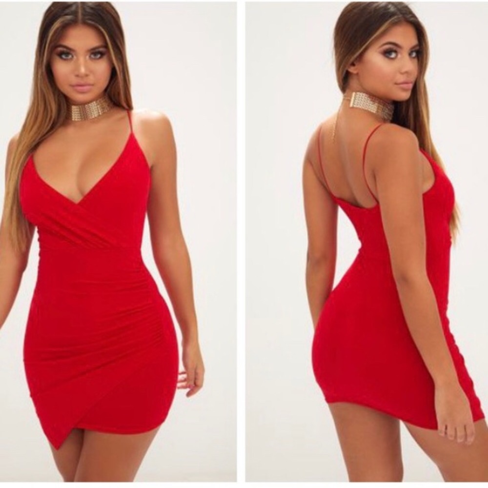 Pretty Little Thing Red Dress